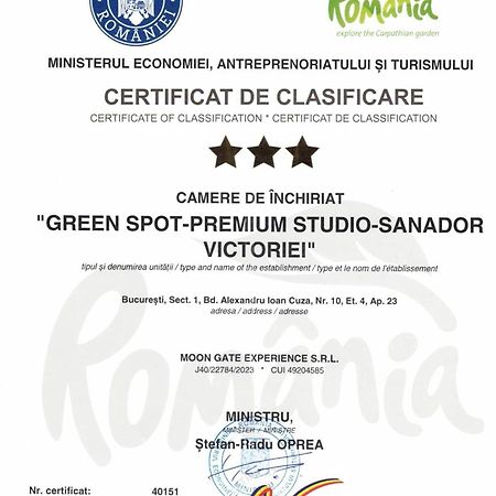 Green Spot - Premium Studio - Sanador Victoriei Bucharest Exterior photo
